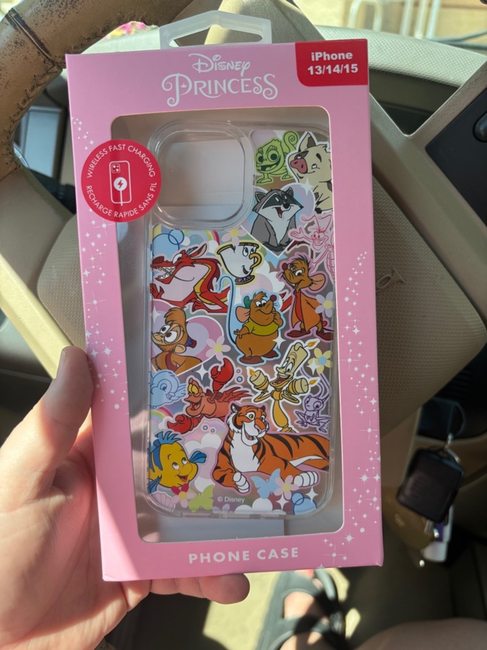 Disney Princess Pink iPhone Case for iPhone 13/14/15